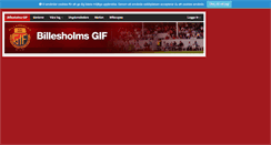 Desktop Screenshot of billesholmsgif.se